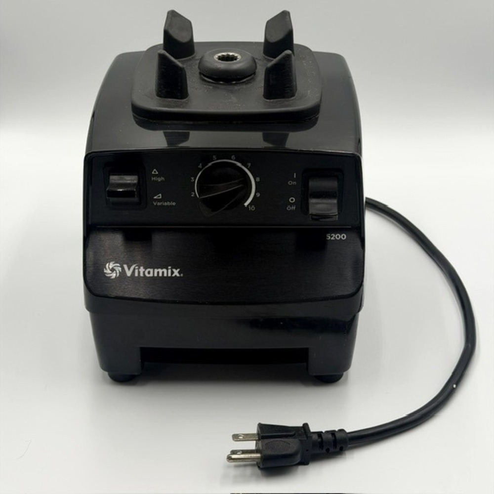 Vitamix 5200 Blender Motor Base Only Black VM0103 Variable Speed Tested Works